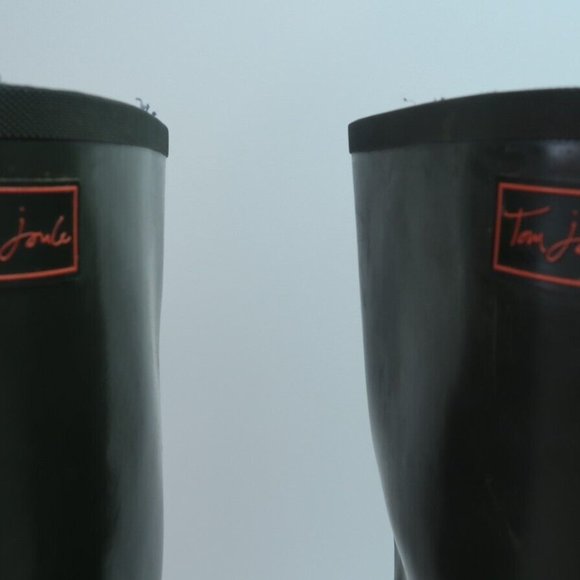 Tom Joules Green Wellie Adults UK Size 7 Wellington Boots Dog Walking Hiking - Picture 3 of 12